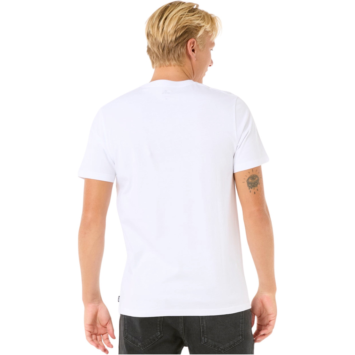 2026 Rip Curl Mens Wettie Icon Tee 10VMTE - Optical White